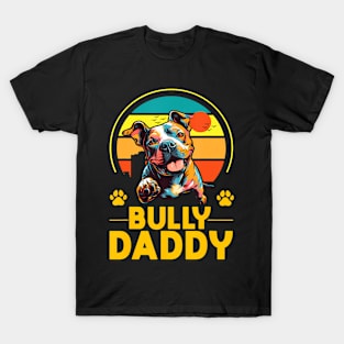 American Bully Daddy Proud Canine Dog Father T-Shirt